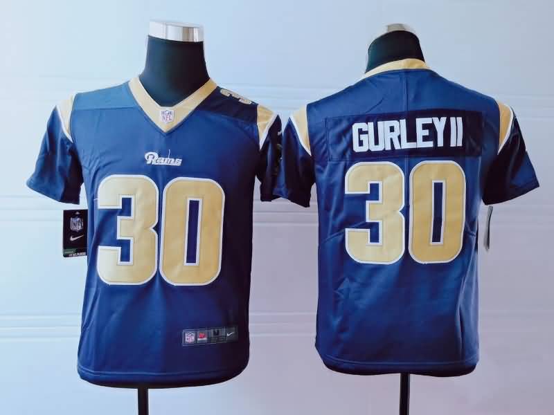 Kids Los Angeles Rams Dark Blue #30 GURLEY II NFL Jersey Kids Los Angeles Rams Dark Blue #30 GURLEY II NFL Jersey