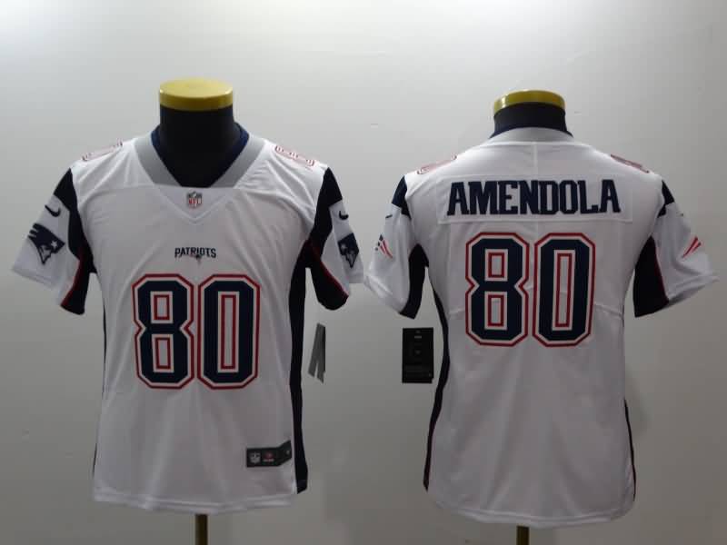 Kids New England Patriots White #80 AMENDOLA NFL Jersey Kids New England Patriots White #80 AMENDOLA NFL Jersey