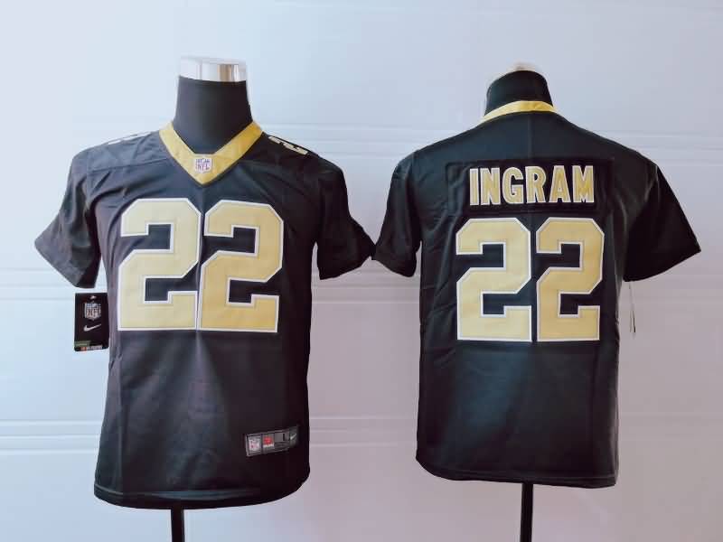 Kids New Orleans Saints Black #22 INGGGRAM NFL Jersey Kids New Orleans Saints Black #22 INGGGRAM NFL Jersey