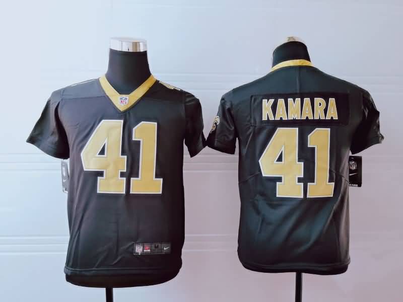 Kids New Orleans Saints Black #41 KAMARA NFL Jersey Kids New Orleans Saints Black #41 KAMARA NFL Jersey