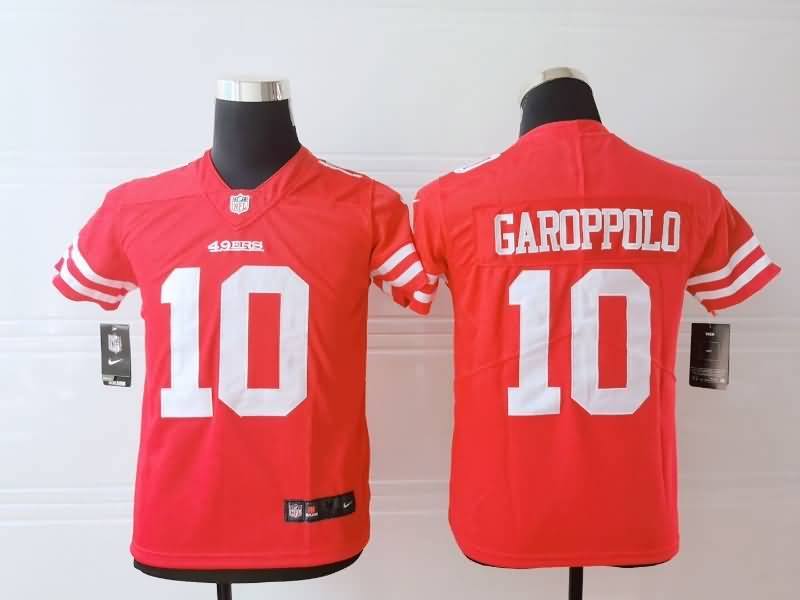 Kids San Francisco 49ers Red #10 GAROPPOLO NFL Jersey Kids San Francisco 49ers Red #10 GAROPPOLO NFL Jersey