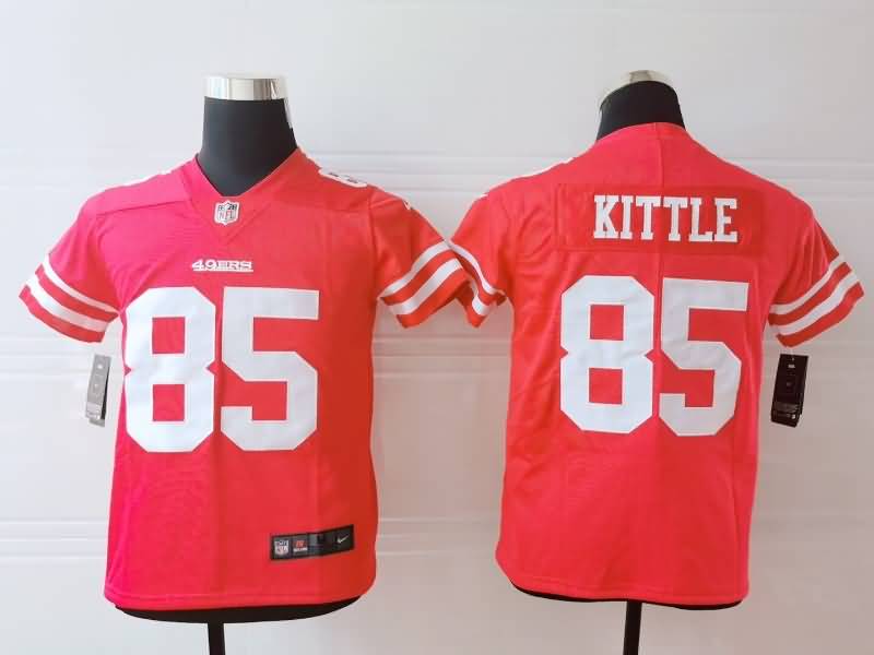 Kids San Francisco 49ers Red #85 KITTLE NFL Jersey Kids San Francisco 49ers Red #85 KITTLE NFL Jersey
