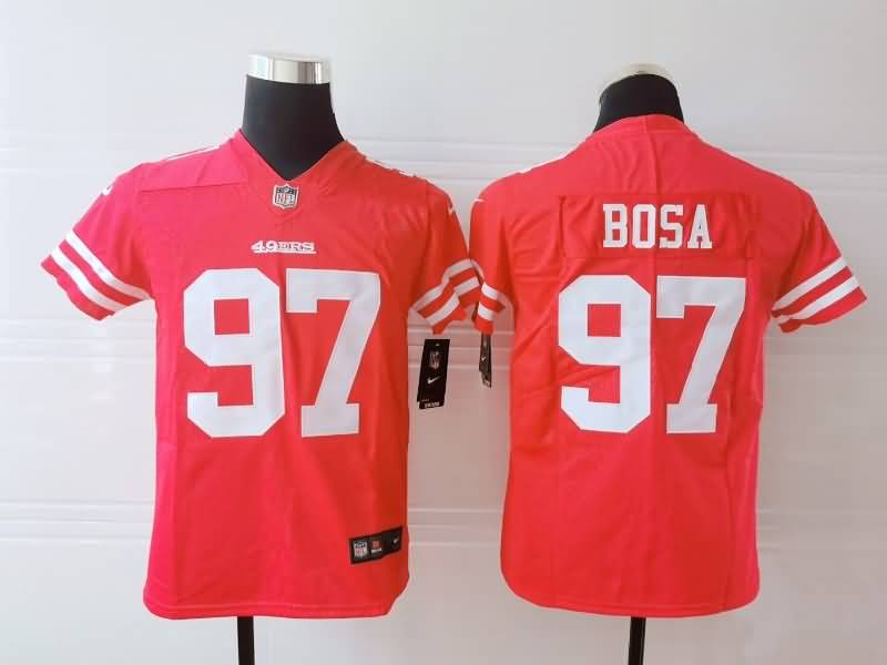 Kids San Francisco 49ers Red #97 BOSA NFL Jersey Kids San Francisco 49ers Red #97 BOSA NFL Jersey