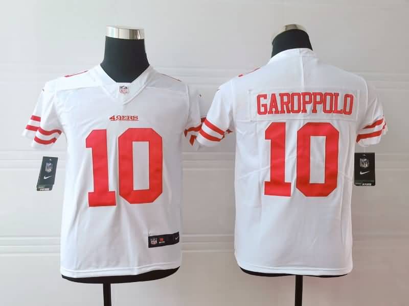 Kids San Francisco 49ers White #10 GAROPPOLO NFL Jersey Kids San Francisco 49ers White #10 GAROPPOLO NFL Jersey