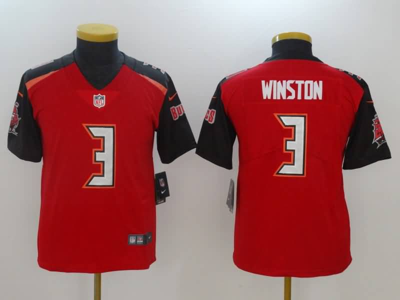 Kids Tampa Bay Buccaneers Red #3 WINSTON NFL Jersey Kids Tampa Bay Buccaneers Red #3 WINSTON NFL Jersey