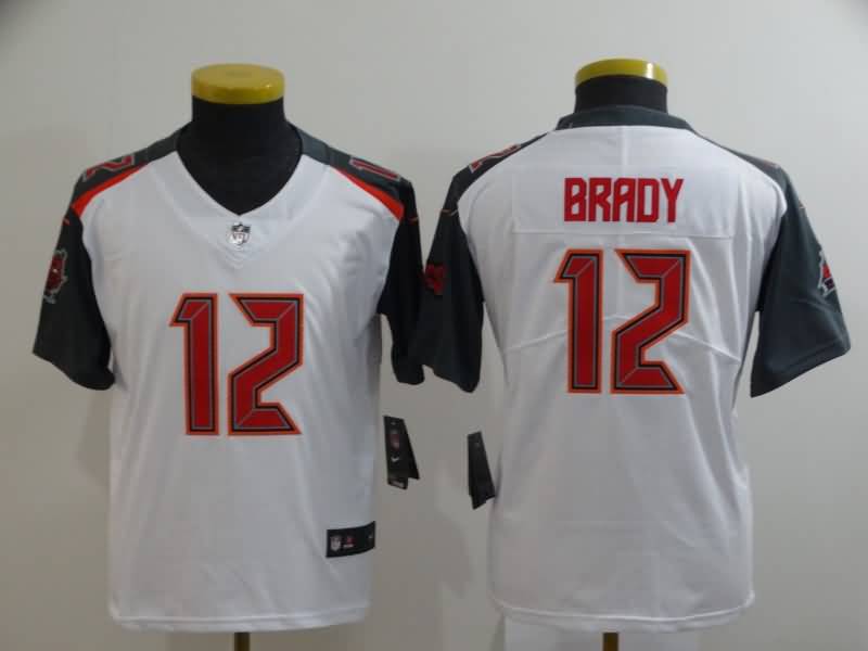 Kids Tampa Bay Buccaneers White #12 BRADY NFL Jersey Kids Tampa Bay Buccaneers White #12 BRADY NFL Jersey
