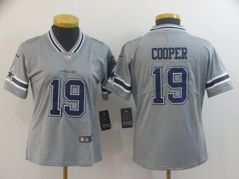 Dallas Cowboys #19 COOPER GREY Vapor Limited Women NFL Jersey Dallas Cowboys #19 COOPER GREY Vapor Limited Women NFL Jersey