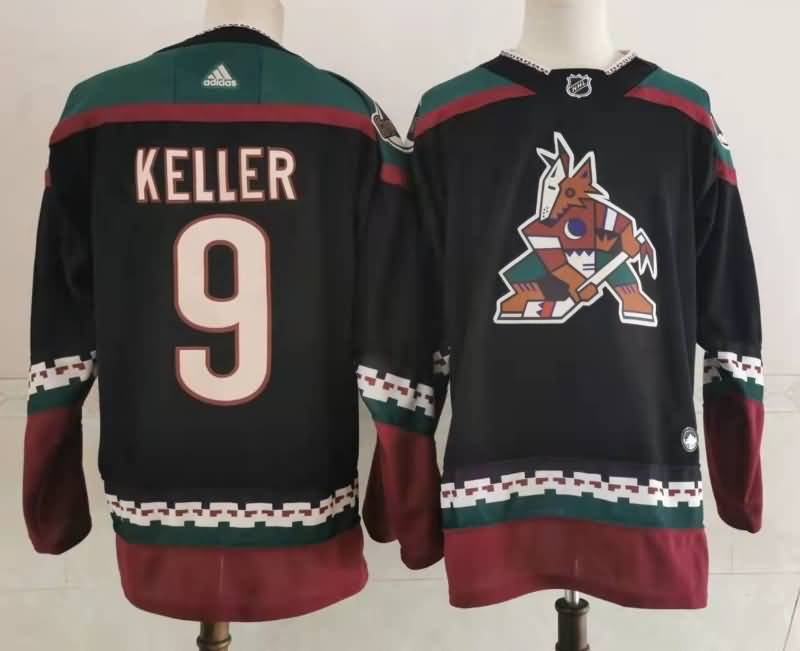 Arizona Coyotes Black #9 KELLER NHL Jersey Arizona Coyotes Black #9 KELLER NHL Jersey