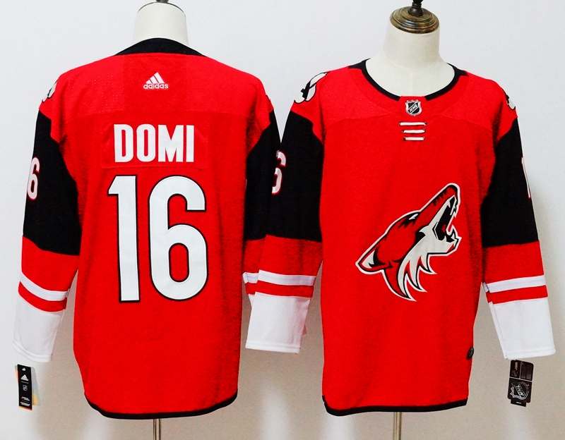 Arizona Coyotes Red #16 DOMI NHL Jersey Arizona Coyotes Red #16 DOMI NHL Jersey
