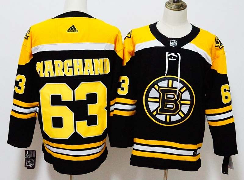 Boston Bruins Black #63 MARGHAND NHL Jersey Boston Bruins Black #63 MARGHAND NHL Jersey