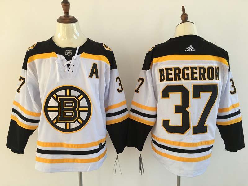 Boston Bruins White #37 BERGERON NHL Jersey Boston Bruins White #37 BERGERON NHL Jersey