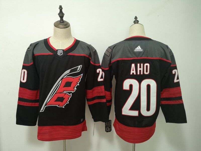 Carolina Hurricanes Black #20 AHO NHL Jersey Carolina Hurricanes Black #20 AHO NHL Jersey