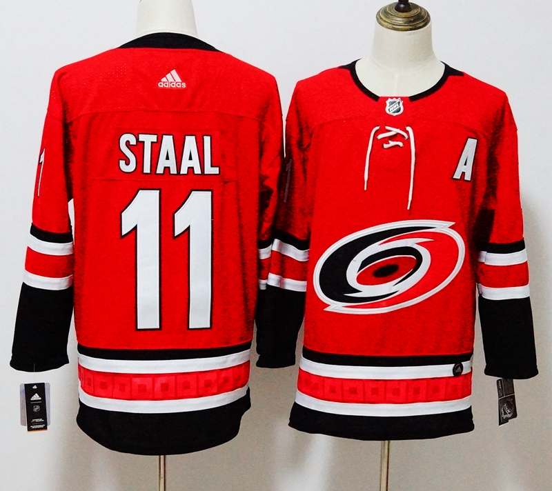 Carolina Hurricanes Red #11 STAAL NHL Jersey Carolina Hurricanes Red #11 STAAL NHL Jersey