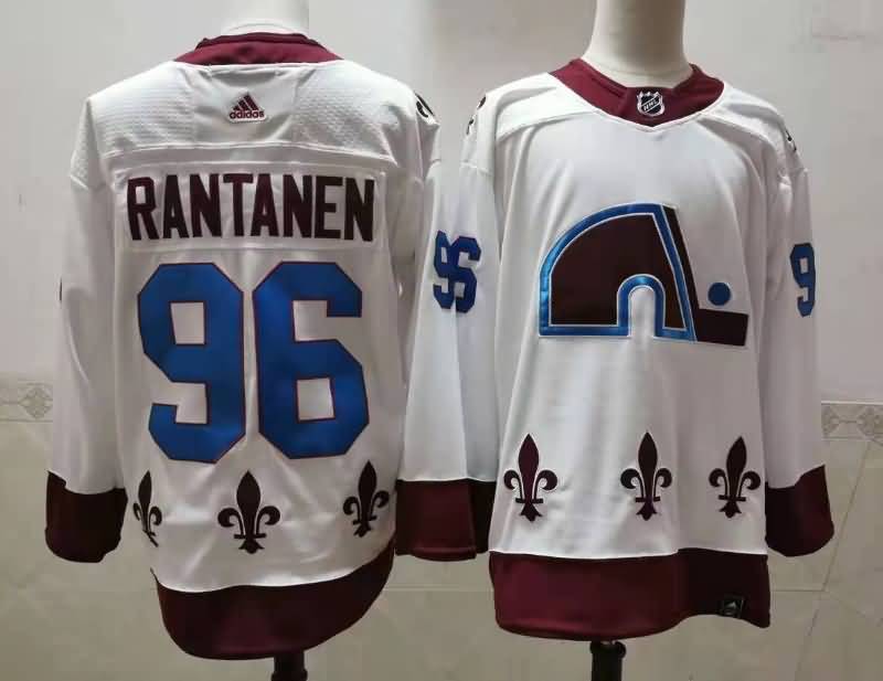 Colorado Avalanche White #96 RANTANEN Classica NHL Jersey Colorado Avalanche White #96 RANTANEN Classica NHL Jersey