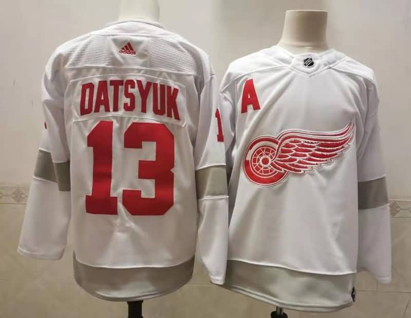 Detroit Red Wings White #13 DATSYUK NHL Jersey Detroit Red Wings White #13 DATSYUK NHL Jersey