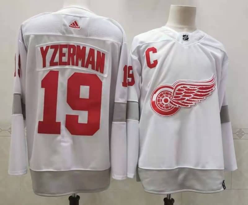 Detroit Red Wings White #19 YZERMAN NHL Jersey Detroit Red Wings White #19 YZERMAN NHL Jersey