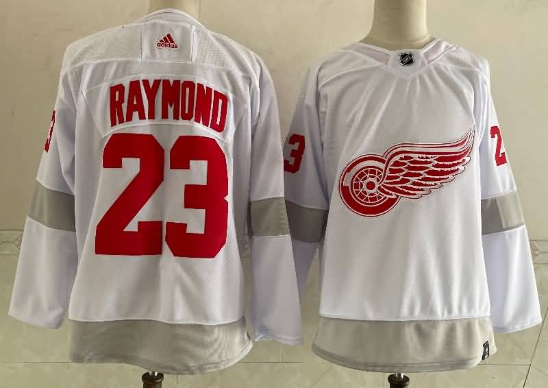 Detroit Red Wings White #23 RAYMOND NHL Jersey Detroit Red Wings White #23 RAYMOND NHL Jersey