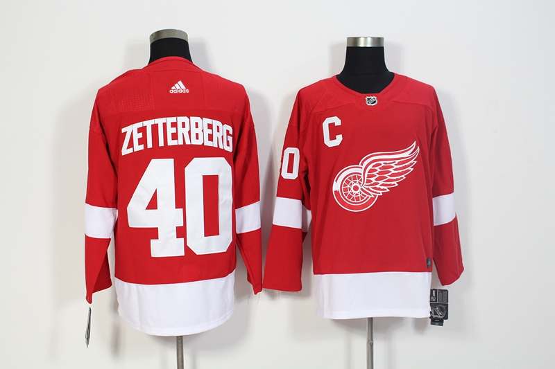 Detroit Red Wings Red #40 ZETTERBERG NHL Jersey Detroit Red Wings Red #40 ZETTERBERG NHL Jersey