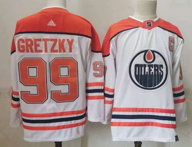 Edmonton Oilers White #99 GRETZKY NHL Jersey Edmonton Oilers White #99 GRETZKY NHL Jersey