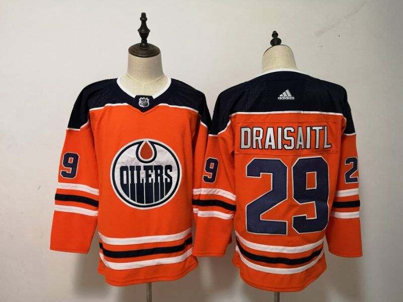 Edmonton Oilers Orange #29 DRAISAITL NHL Jersey Edmonton Oilers Orange #29 DRAISAITL NHL Jersey