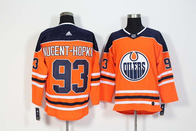 Edmonton Oilers Orange #93 NUGENT-HOPKINS NHL Jersey Edmonton Oilers Orange #93 NUGENT-HOPKINS NHL Jersey