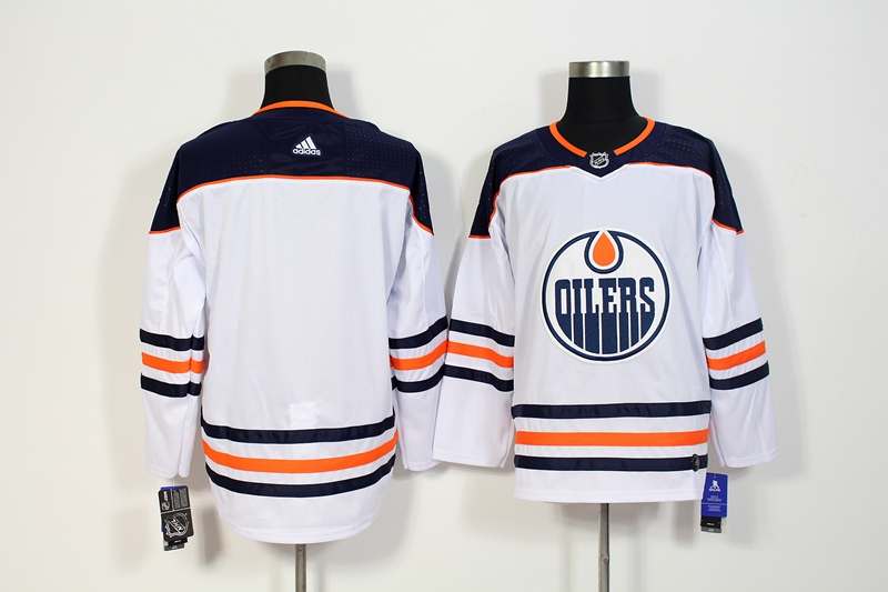 Edmonton Oilers White NHL Jersey Custom Edmonton Oilers White NHL Jersey Custom