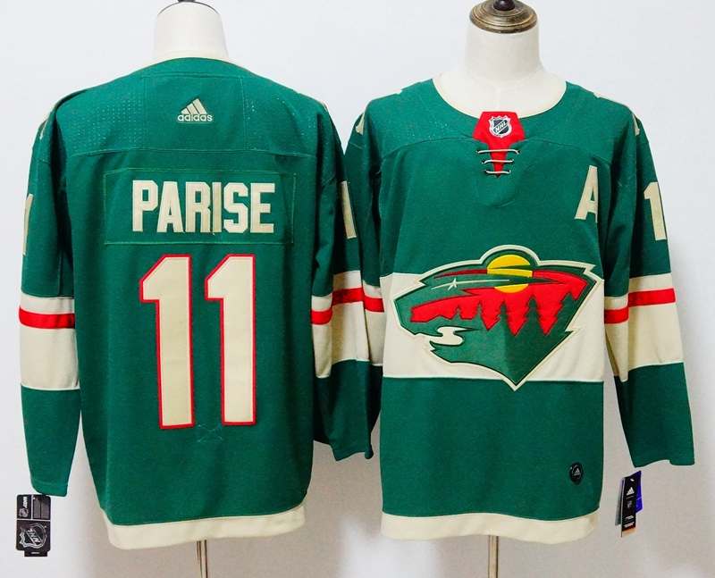 Minnesota Wild Green #11 PARISE NHL Jersey Minnesota Wild Green #11 PARISE NHL Jersey