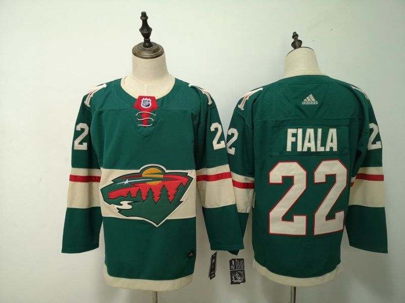 Minnesota Wild Green #22 FIALA NHL Jersey Minnesota Wild Green #22 FIALA NHL Jersey