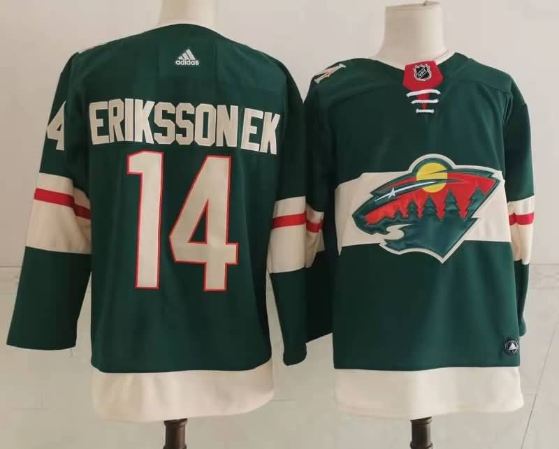 Minnesota Wild Green #14 ERIKSSONEK NHL Jersey Minnesota Wild Green #14 ERIKSSONEK NHL Jersey
