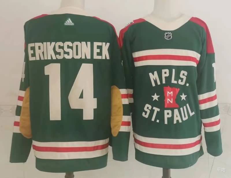 Minnesota Wild Green #14 ERIKSSONEK NHL Jersey 02 Minnesota Wild Green #14 ERIKSSONEK NHL Jersey 02