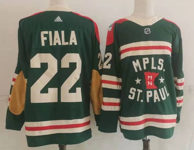 Minnesota Wild Green #22 FIALA NHL Jersey 02 Minnesota Wild Green #22 FIALA NHL Jersey 02