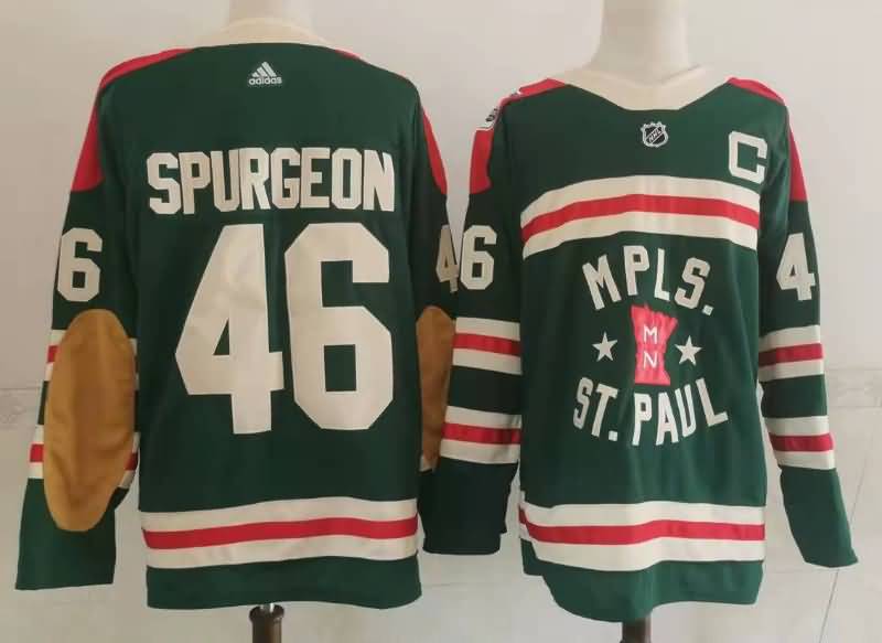 Minnesota Wild Green #46 SPURGEON NHL Jersey Minnesota Wild Green #46 SPURGEON NHL Jersey