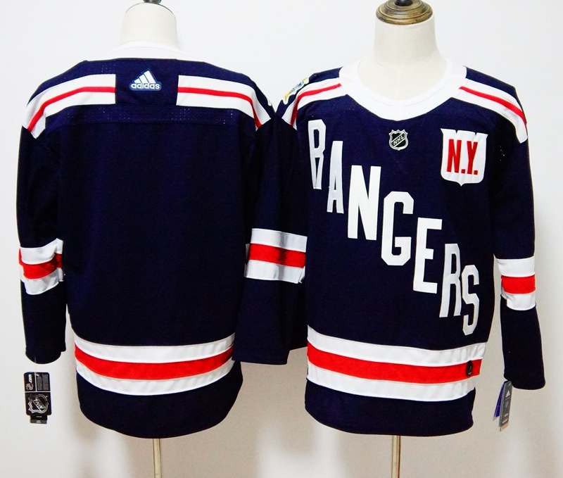 New York Rangers Dark Blue NHL Jersey Custom New York Rangers Dark Blue NHL Jersey Custom