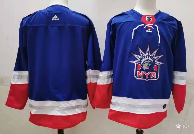 New York Rangers Blue Classics NHL Jersey Custom New York Rangers Blue Classics NHL Jersey Custom