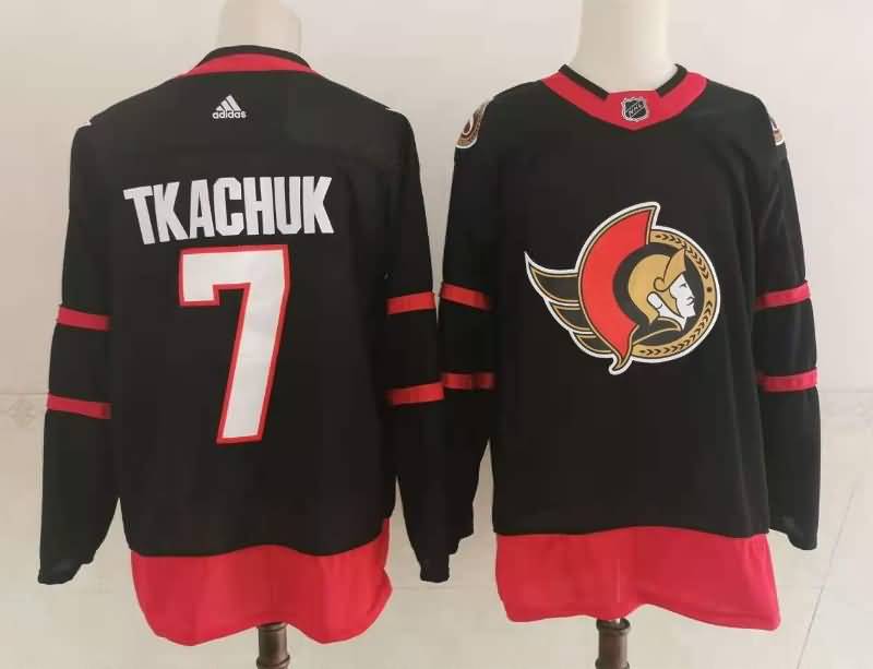 Ottawa Senators Black #7 TKACHUK NHL Jersey Ottawa Senators Black #7 TKACHUK NHL Jersey
