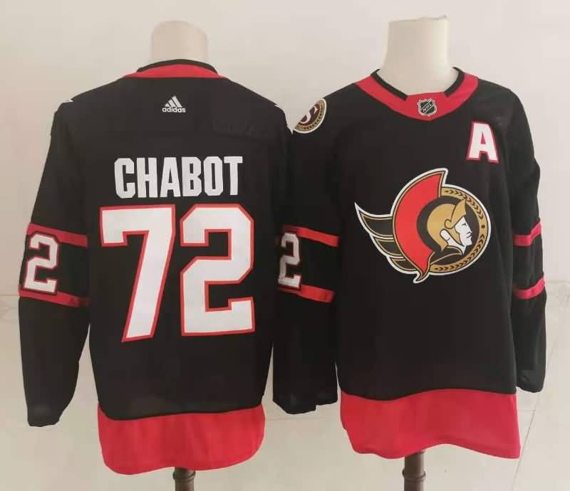 Ottawa Senators Black #72 CHABOT NHL Jersey Ottawa Senators Black #72 CHABOT NHL Jersey