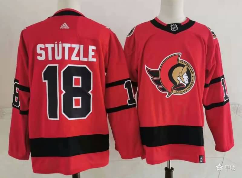 Ottawa Senators Red #18 STUTZLE NHL Jersey Ottawa Senators Red #18 STUTZLE NHL Jersey