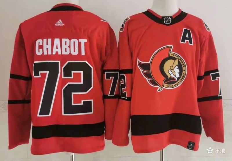 Ottawa Senators Red #72 CHABOT NHL Jersey Ottawa Senators Red #72 CHABOT NHL Jersey