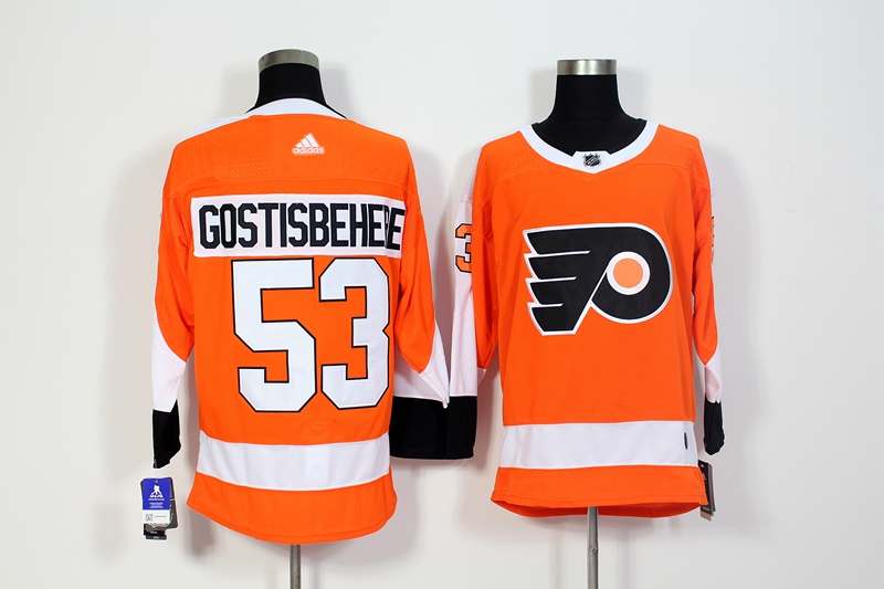 Philadelphia Flyers Orange #53 GOSTISBEHERE NHL Jersey Philadelphia Flyers Orange #53 GOSTISBEHERE NHL Jersey
