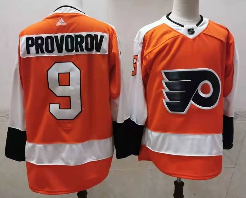 Philadelphia Flyers Orange #9 PROVOROV NHL Jersey 02 Philadelphia Flyers Orange #9 PROVOROV NHL Jersey 02