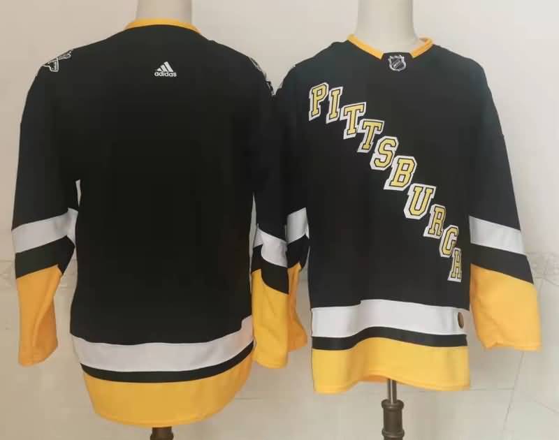 Pittsburgh Penguins Black NHL Jersey Custom 02 Pittsburgh Penguins Black NHL Jersey Custom 02
