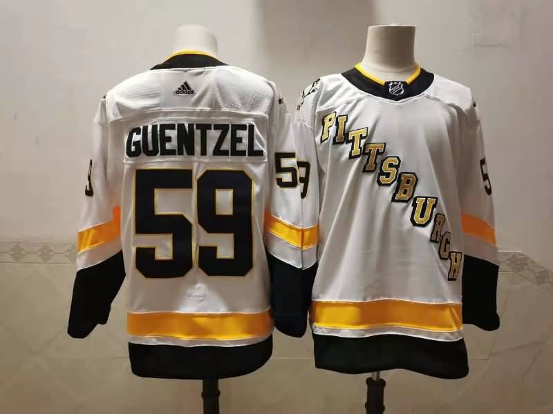 Pittsburgh Penguins White #59 GUENTZEL NHL Jersey 02 Pittsburgh Penguins White #59 GUENTZEL NHL Jersey 02