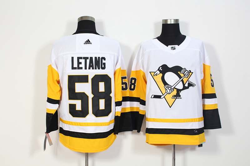 Pittsburgh Penguins White #58 LETANG NHL Jersey Pittsburgh Penguins White #58 LETANG NHL Jersey