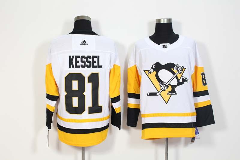 Pittsburgh Penguins White #81 KESSEL NHL Jersey Pittsburgh Penguins White #81 KESSEL NHL Jersey
