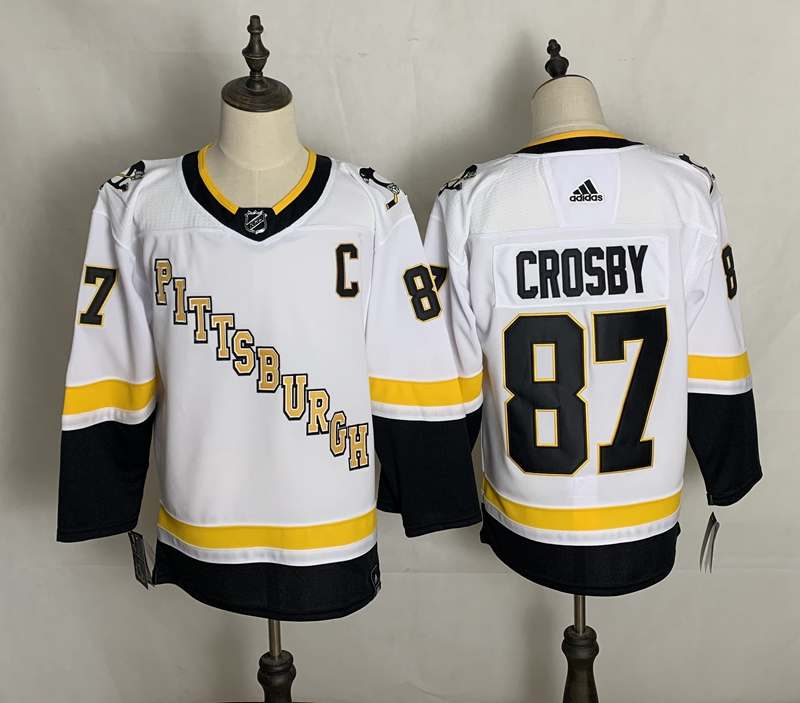 Pittsburgh Penguins White #87 CROSBY NHL Jersey 02 Pittsburgh Penguins White #87 CROSBY NHL Jersey 02