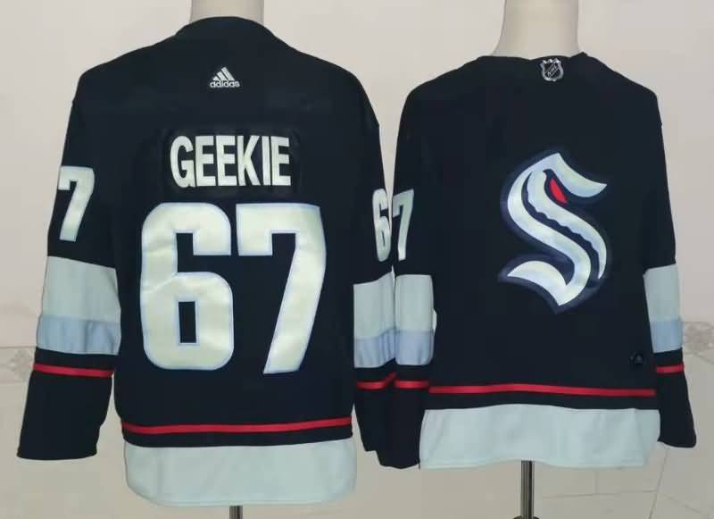 Seattle Kraken Dark Blue #67 GEEKIE NHL Jersey Seattle Kraken Dark Blue #67 GEEKIE NHL Jersey