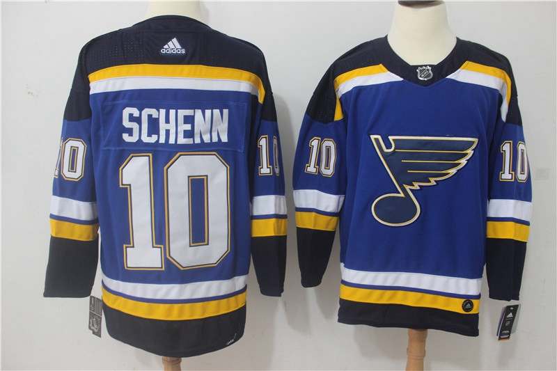 St Louis Blues Blue #10 SCHENN NHL Jersey St Louis Blues Blue #10 SCHENN NHL Jersey