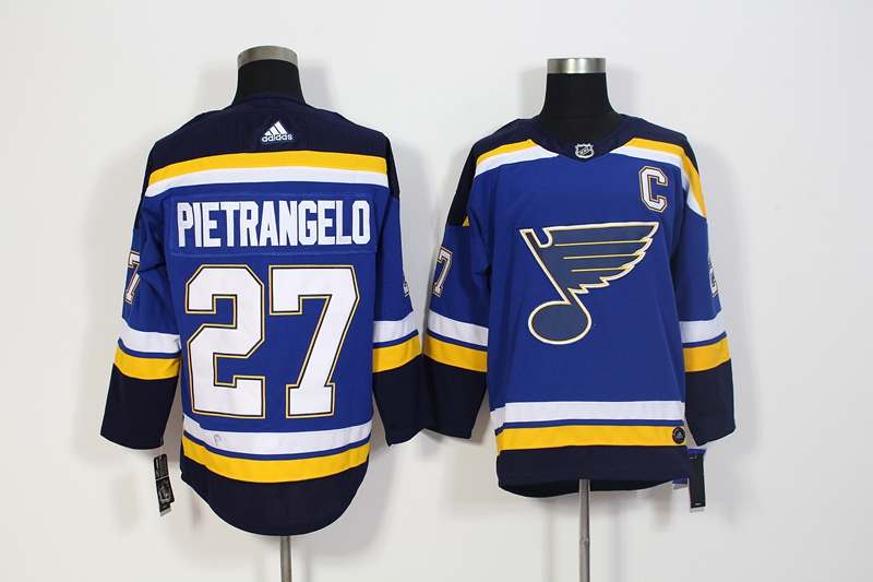 St Louis Blues Blue #27 PIETRANGELO NHL Jersey St Louis Blues Blue #27 PIETRANGELO NHL Jersey
