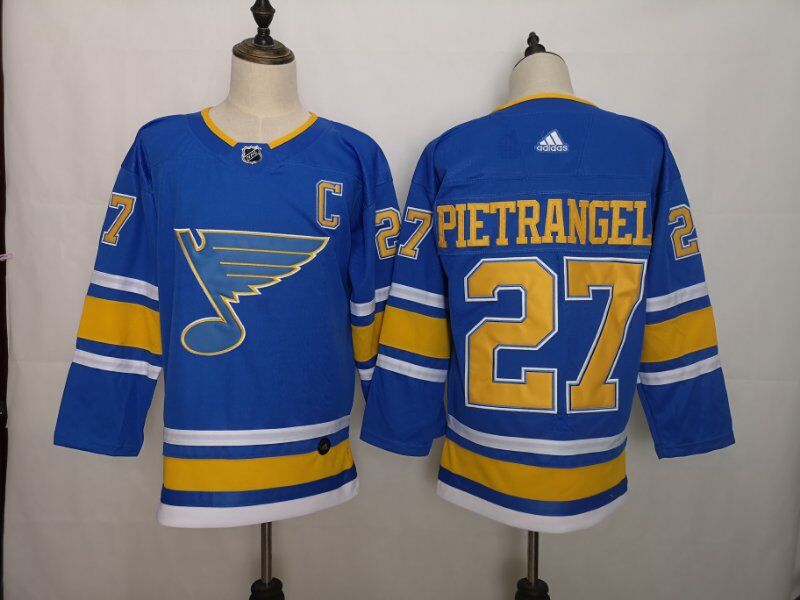 St Louis Blues Blue #27 PIETRANGELO NHL Jersey 02 St Louis Blues Blue #27 PIETRANGELO NHL Jersey 02