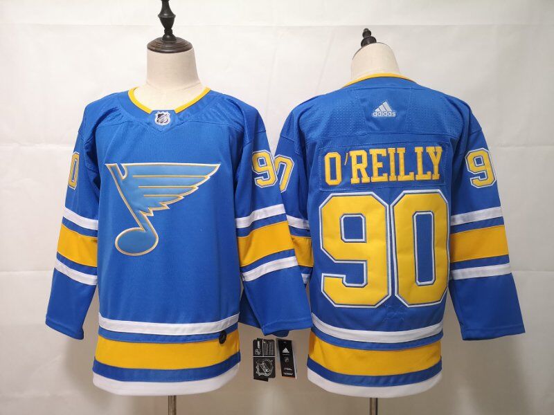 St Louis Blues Blue #90 OREILLY NHL Jersey 02 St Louis Blues Blue #90 OREILLY NHL Jersey 02